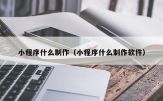 和田小程序什么制作（小程序什么制作软件）