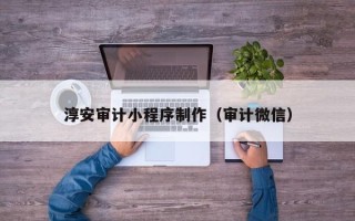 和田淳安审计小程序制作（审计微信）